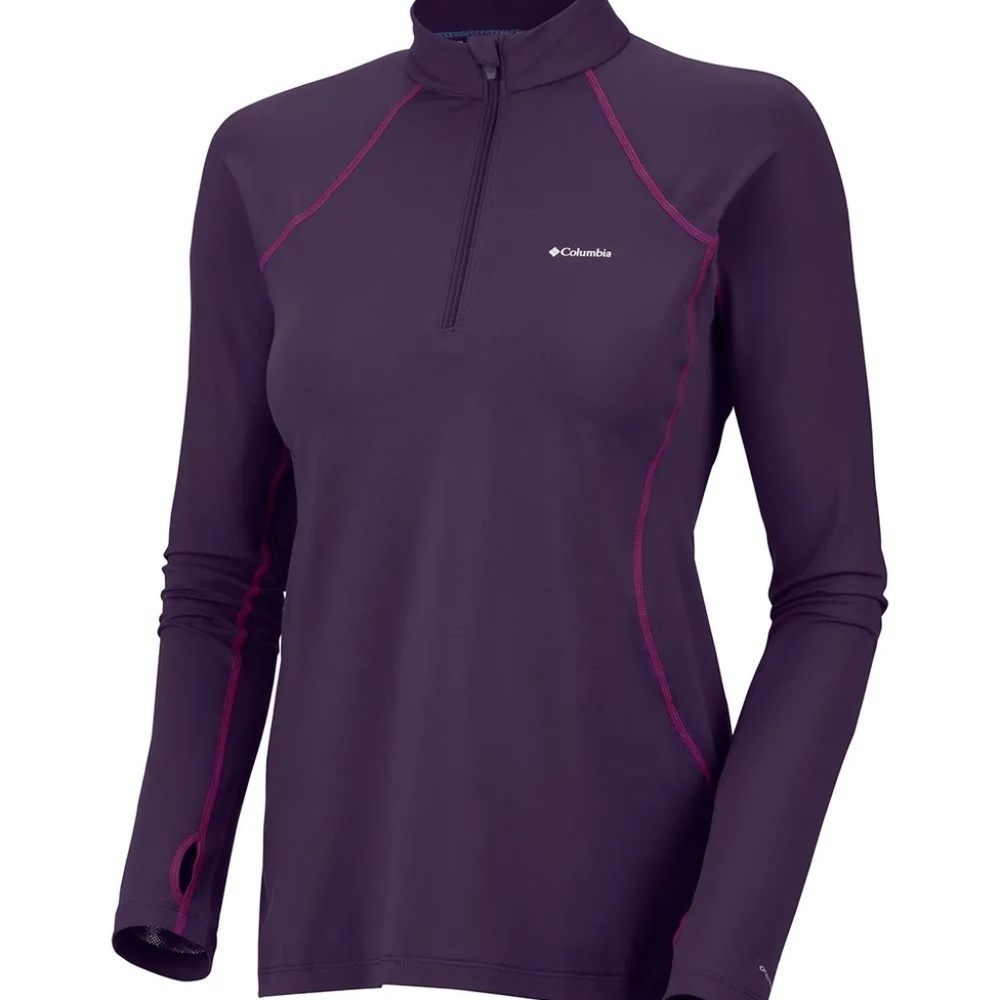 NWT Columbia Midweight 1/2 Zip L/S Baselayer Top - Womens Medium